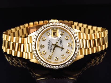 golden rolex replica|pre owned women's rolex.